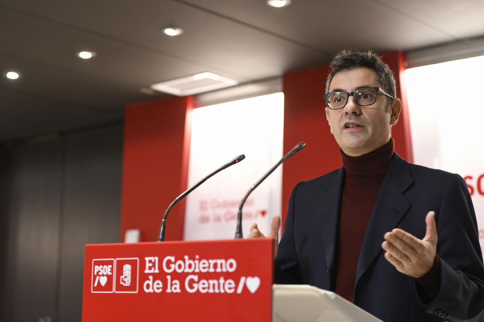 El ministro de Presidencia, Relaciones con las Cortes y Memoria  Democrática, Félix Bolaños