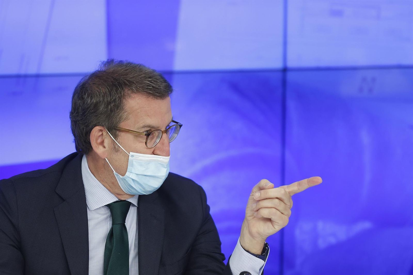 El líder del PP, Alberto Núñez Feijóo