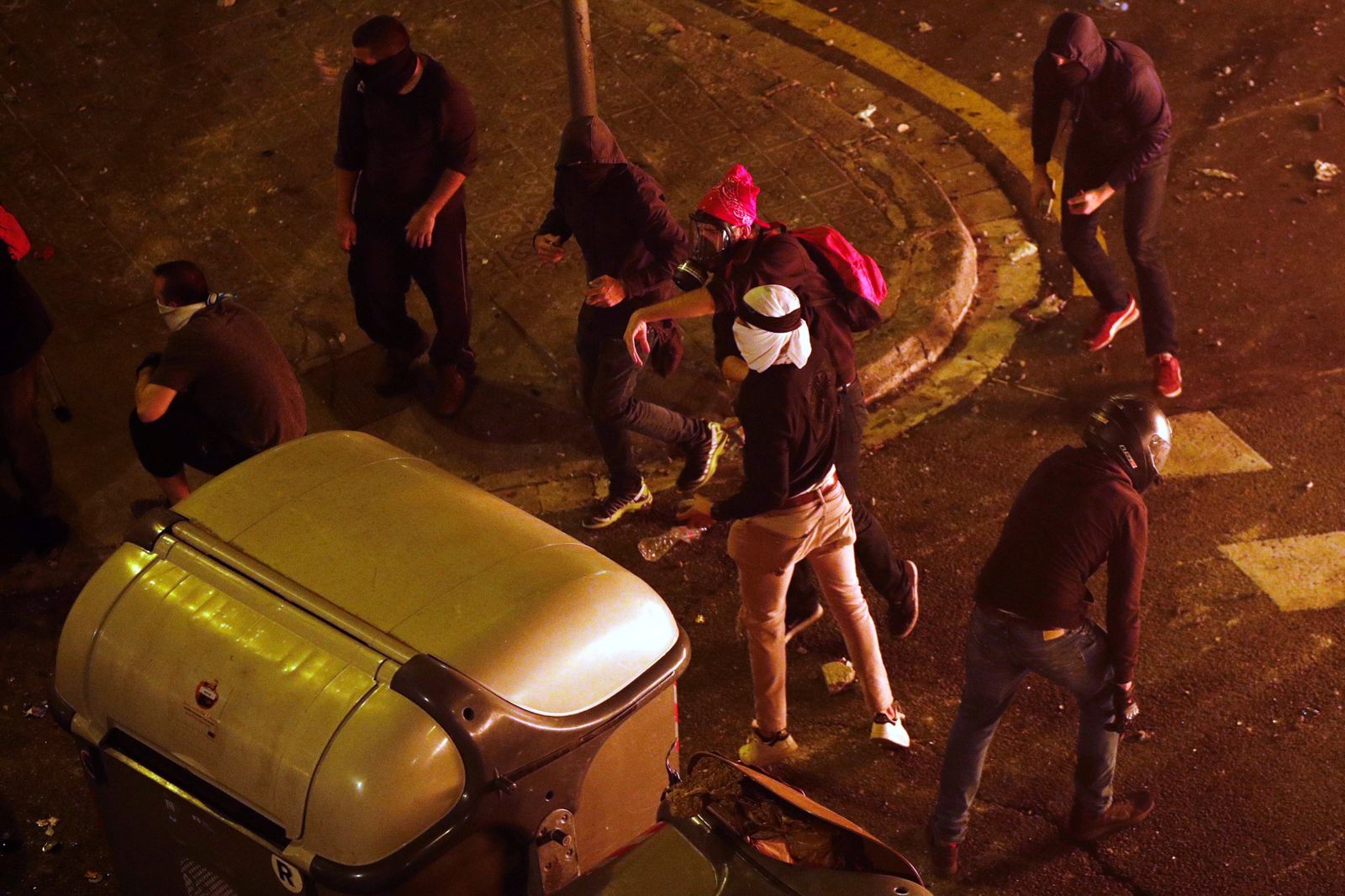 Radicales en Barcelona