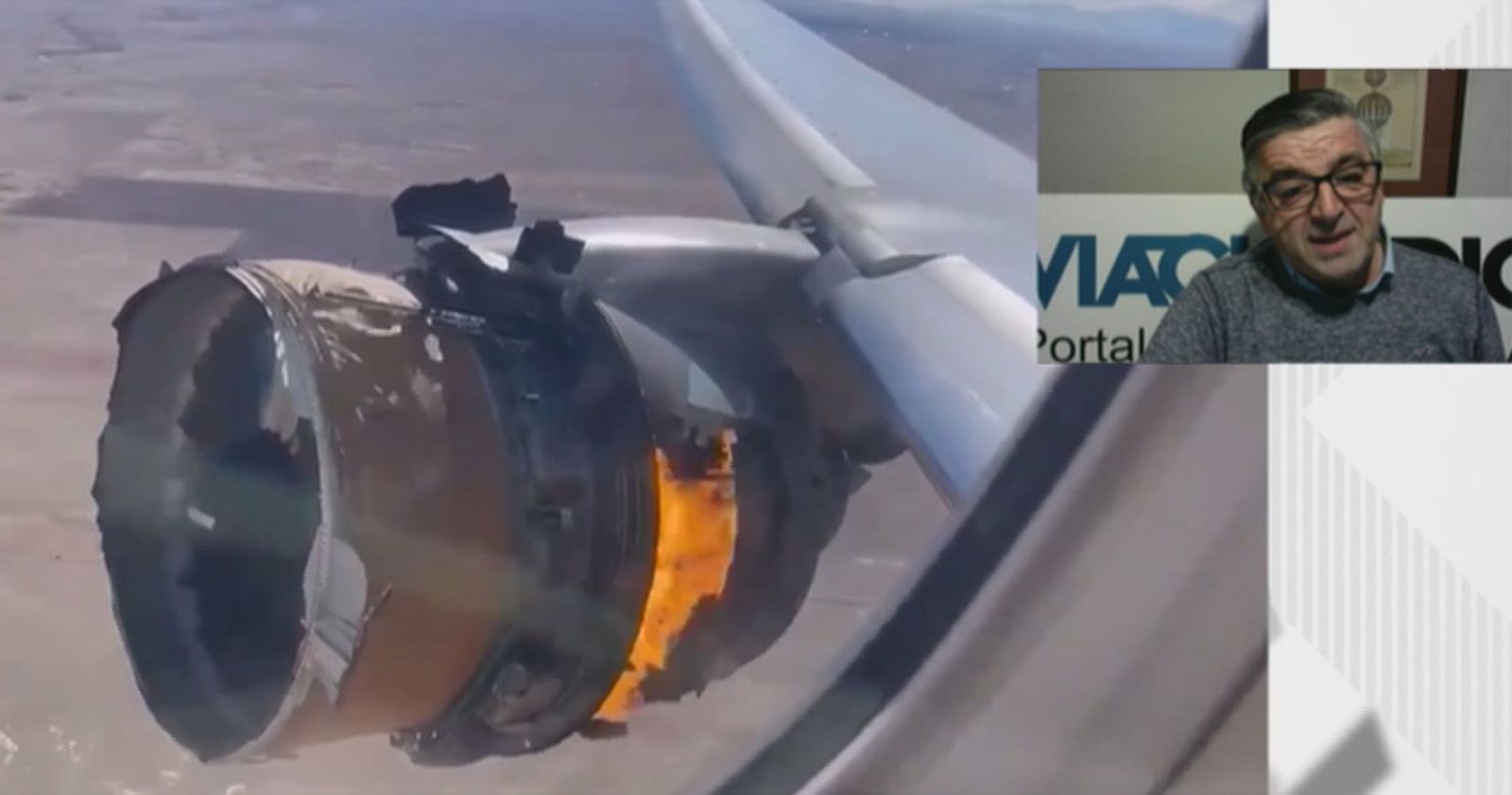 Incidente de un avión en Denver: “Los pilotos estamos entrenados para volar con un solo motor”