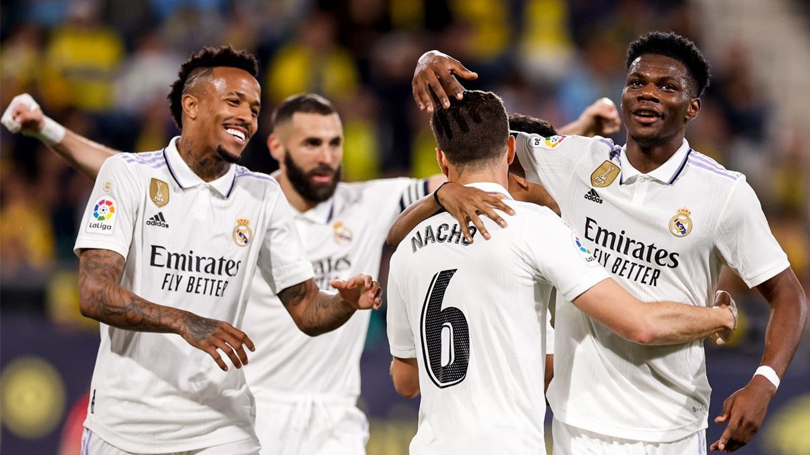 Militao, Nacho y Tchouameni