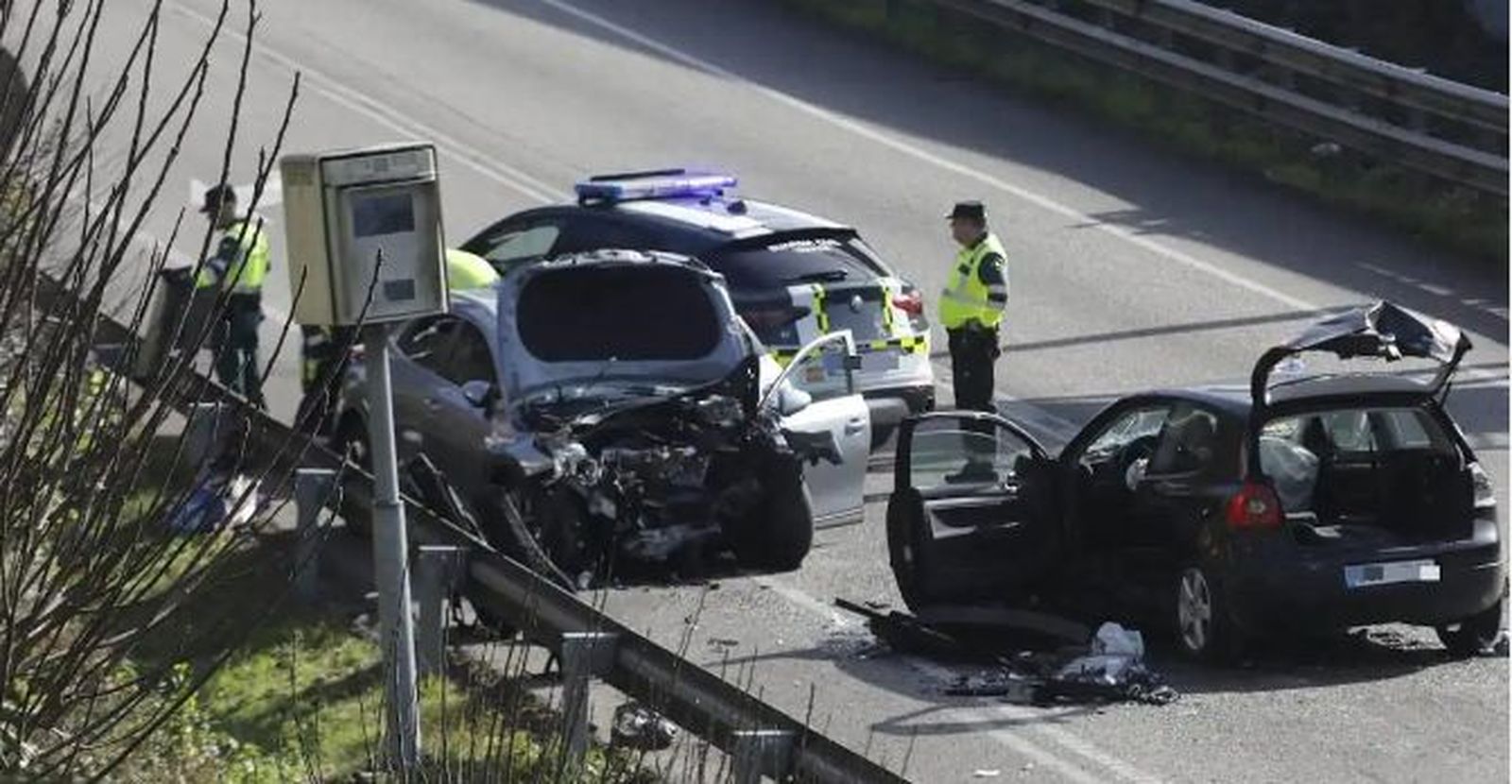 Accidente de tráfico en Nalón