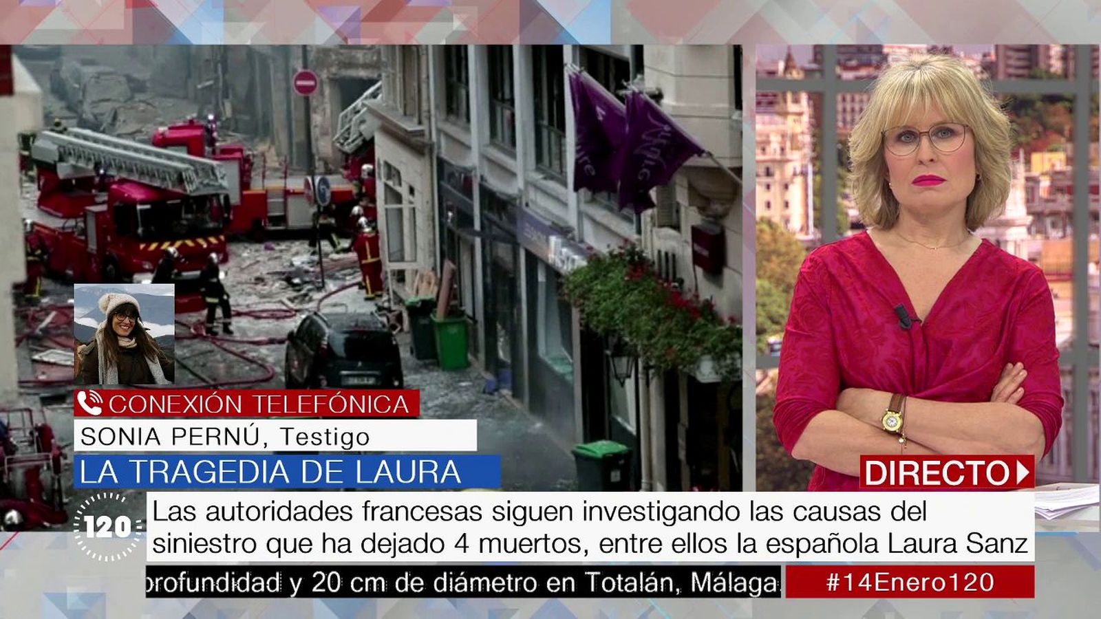Una testigo explica cómo se vivió la explosión en París: "Por segundos no nos pasó a nosotros”