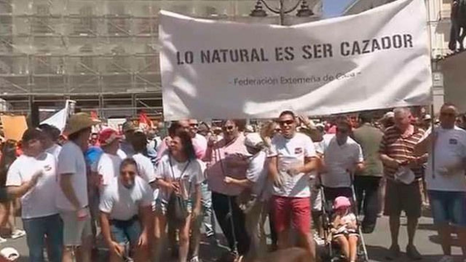 Los cazadores salen a la calle para condenar "los ataques de los grupos animalistas"