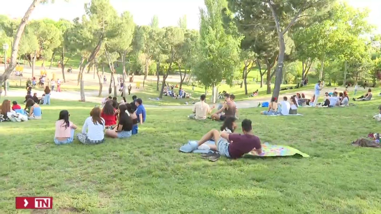 Ambiente este sábado en la Pradera de San Isidro