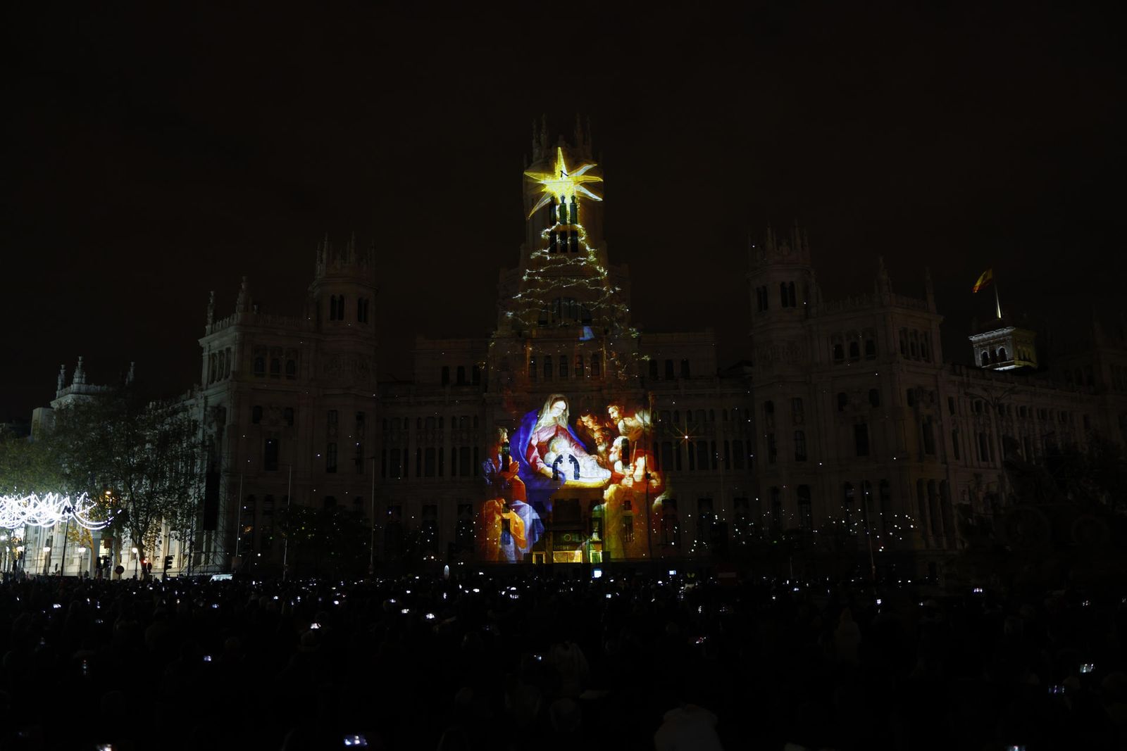 Video mapping de Navidad de Madrid