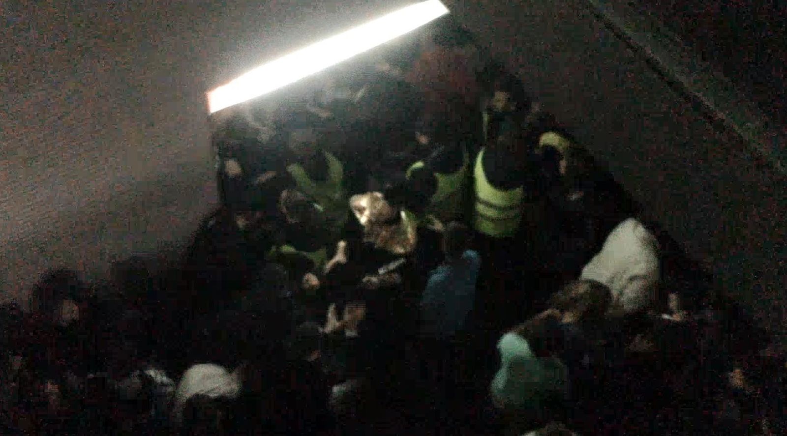 Imagen de la tragedia del Madrid Arena