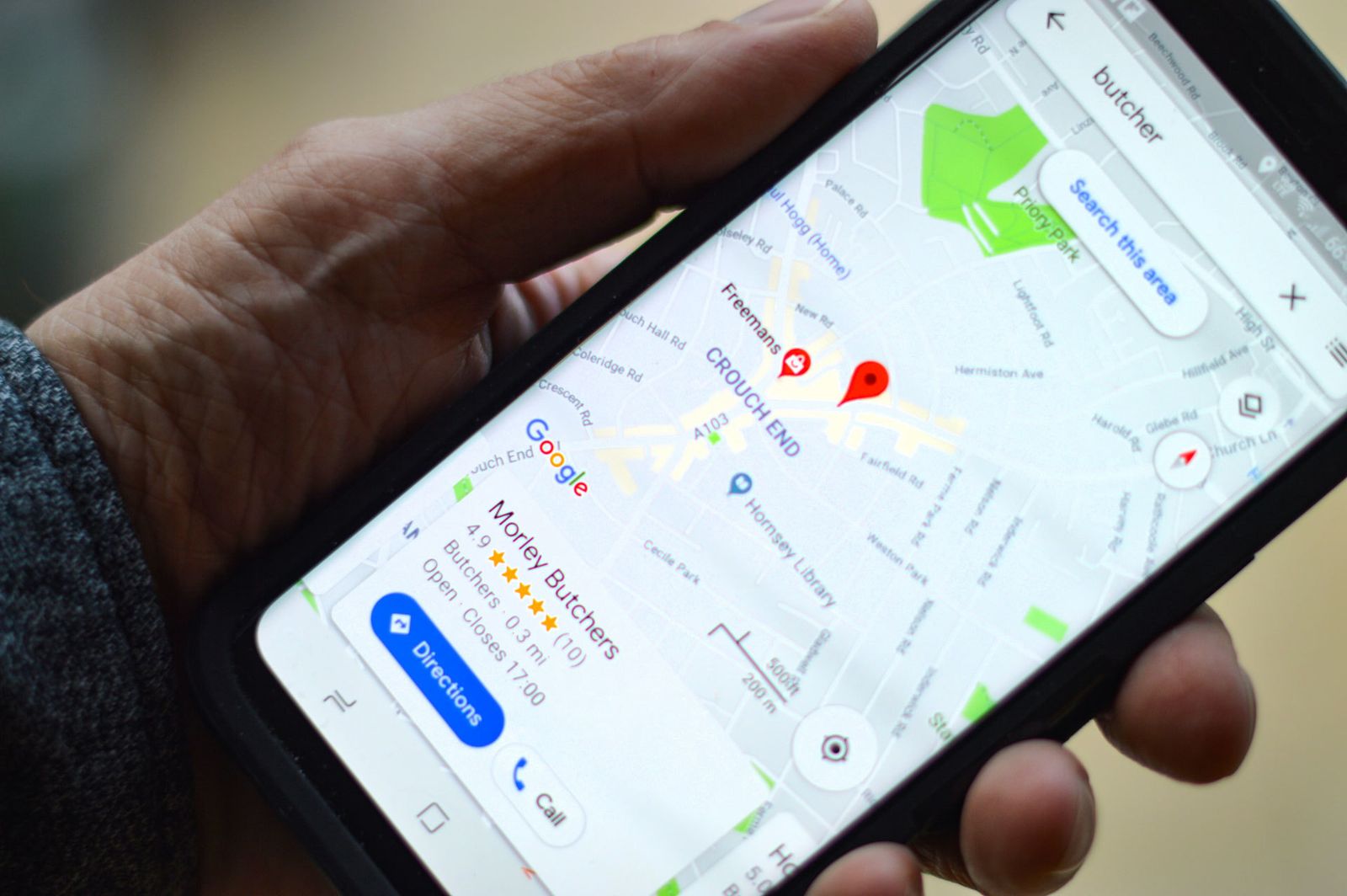 Aplicación de Google Maps