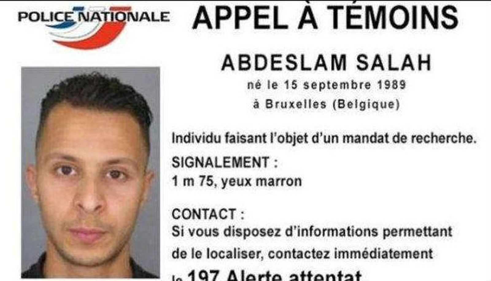 Bélgica sospechaba del paradero de Abdeslam pero no intervino por ser de noche