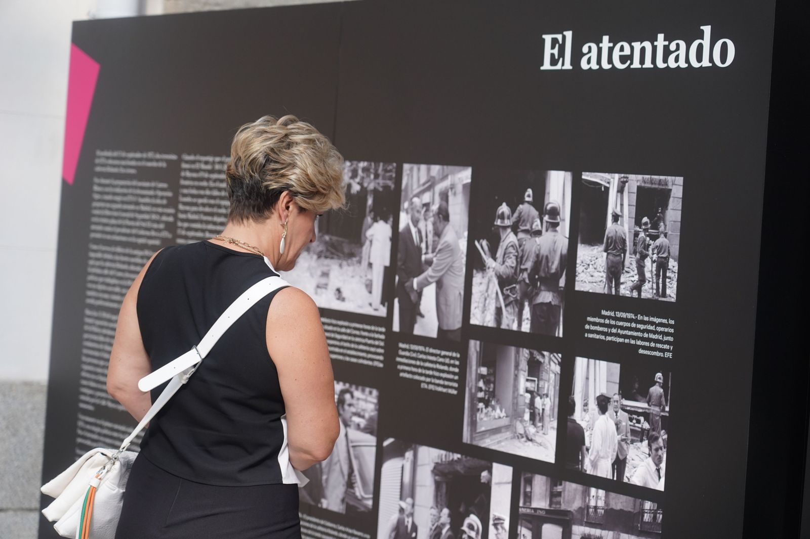 'Cincuenta imágenes para la memoria', un recuerdo a a las víctimas del atentado de ETA en la calle del Correo