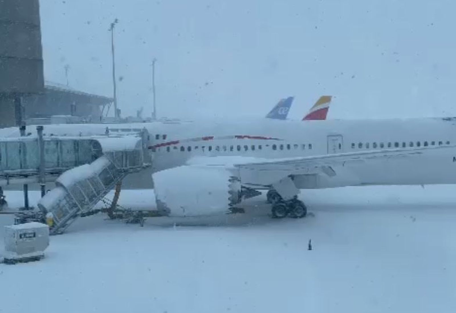 Pistas del aeropuerto de Madrid Barajas