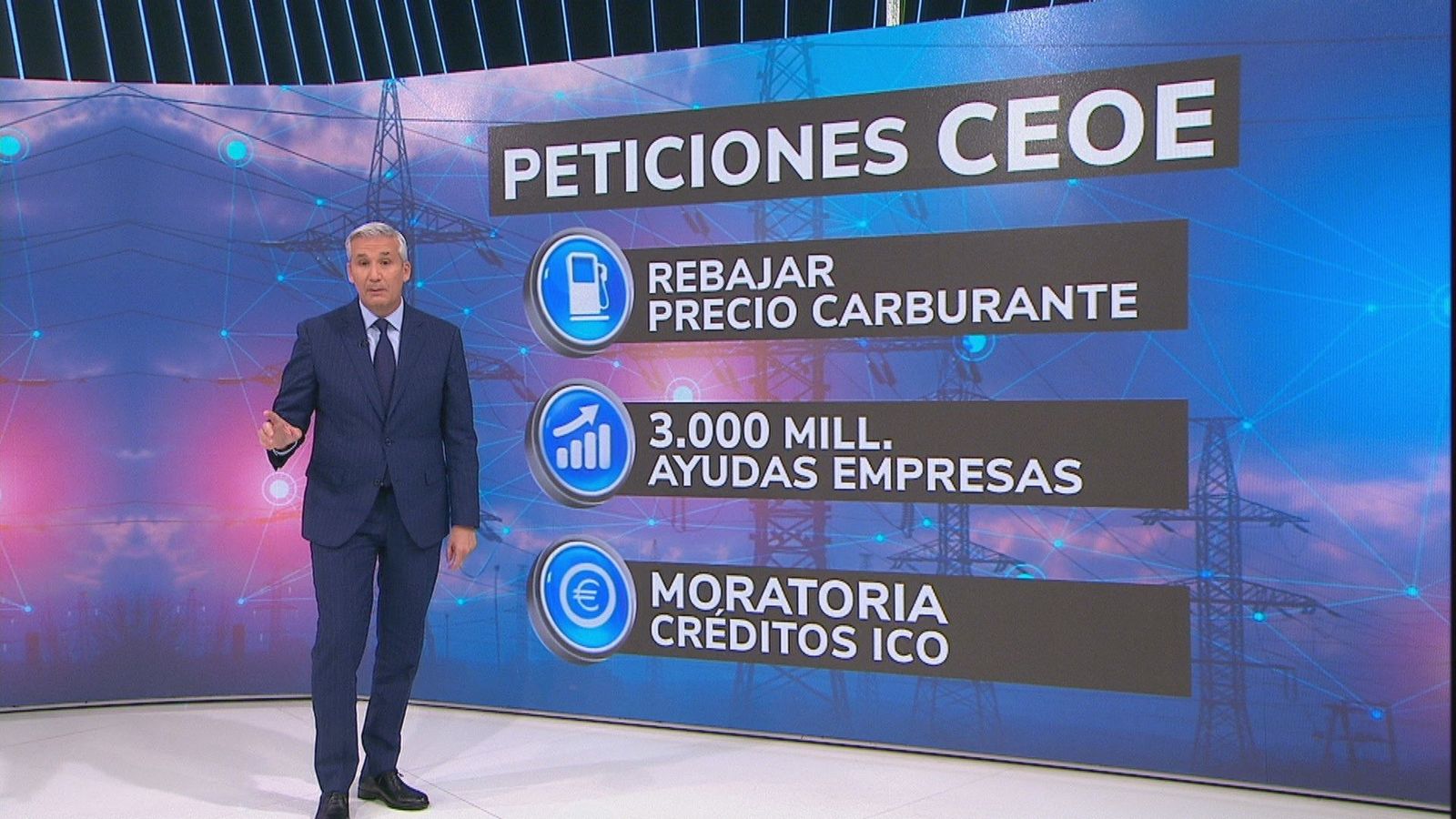 La CEOE propone un plan de choque con rebajas fiscales y de impuestos para bajar el precio de los carburantes