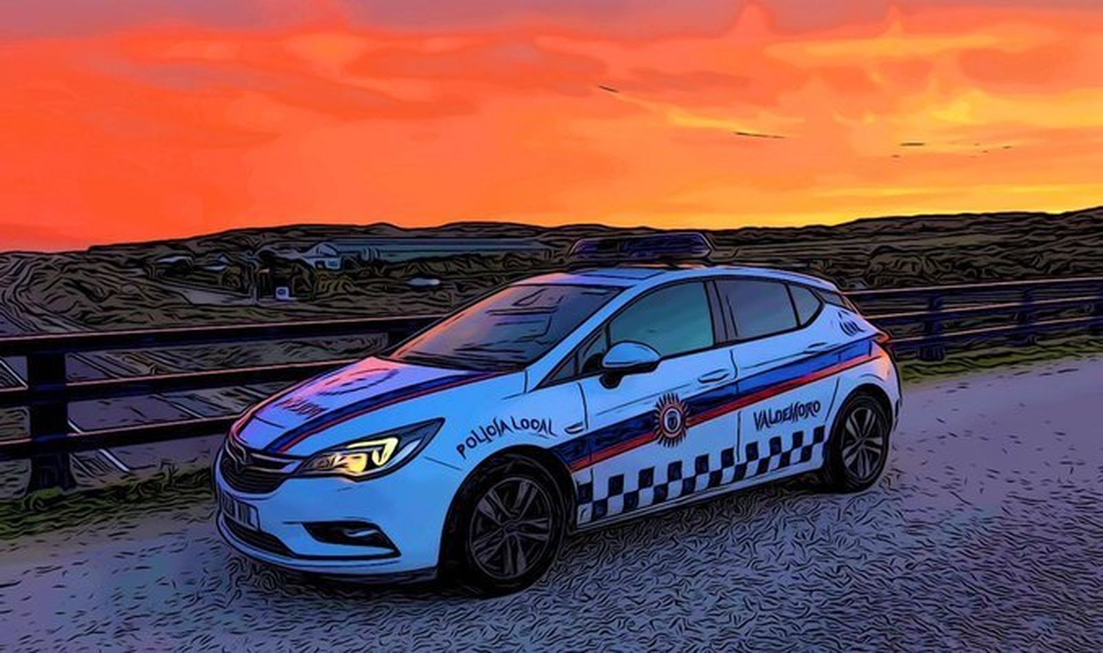 Coche de la Policía Local de Valdemoro