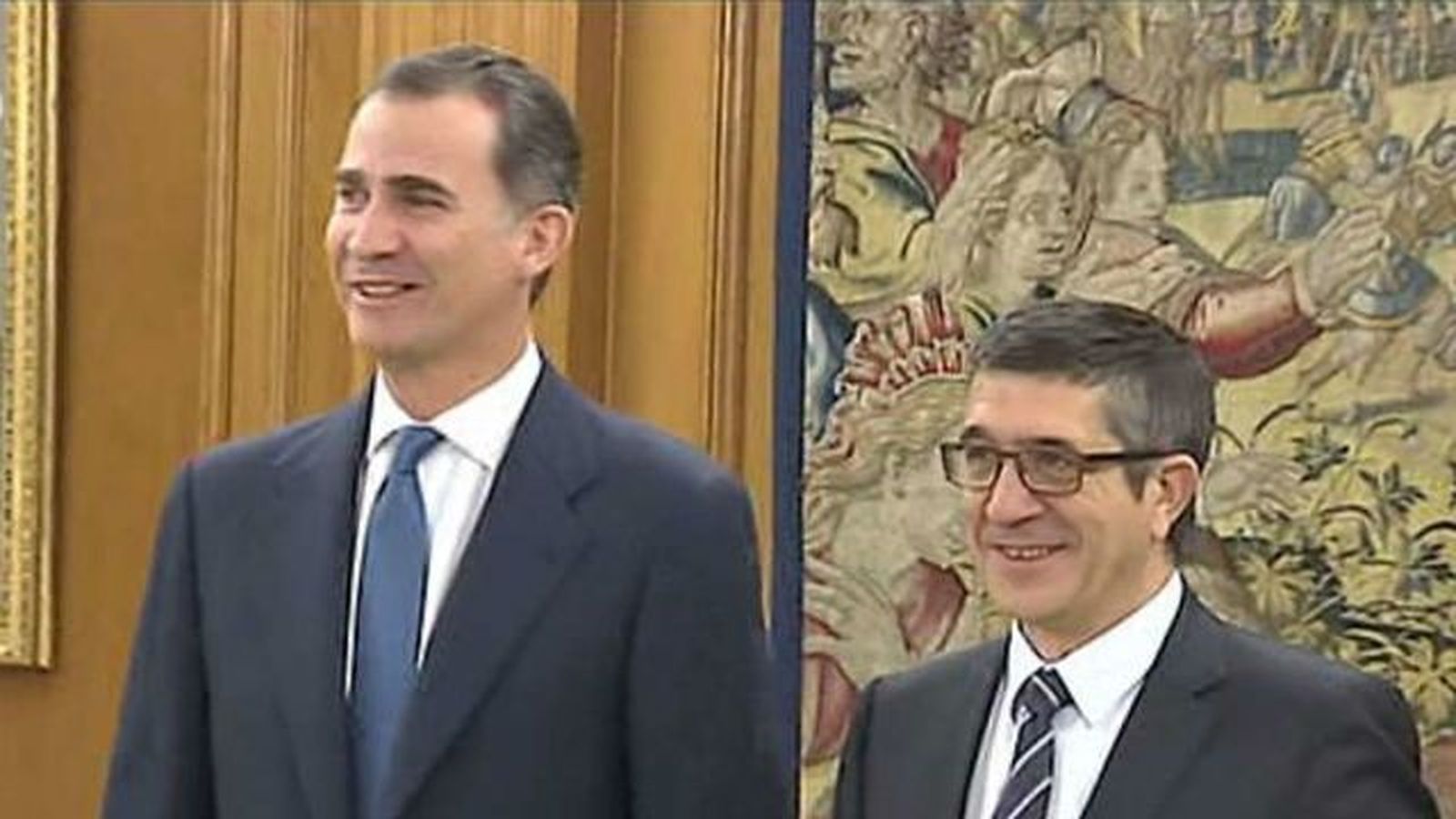 El Rey recibe a López y Escudero antes de abrir la ronda de consulta con los partidos