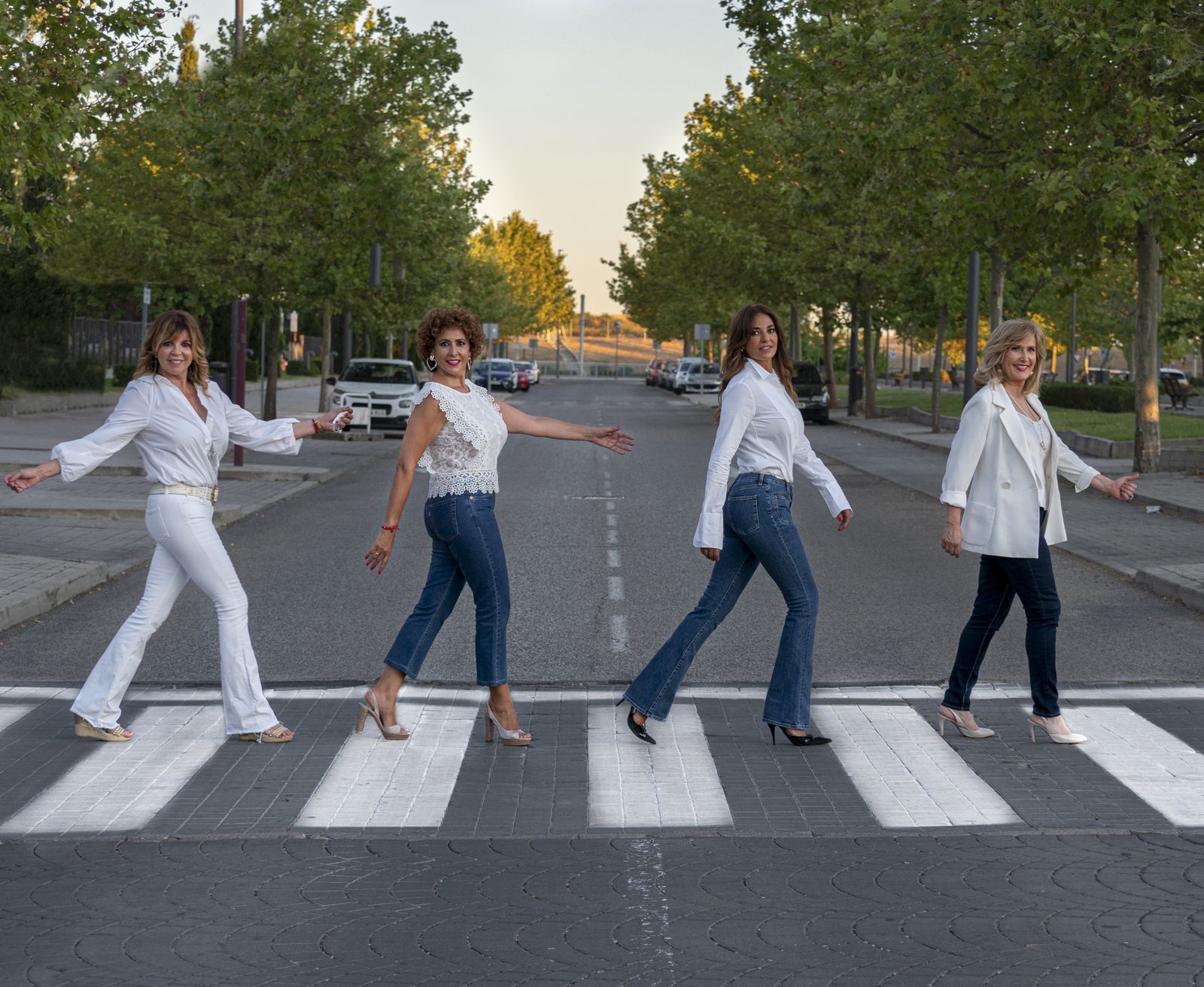 Belinda Washington, Irma Soriano, Mariló Montero y Nieves Herrero.