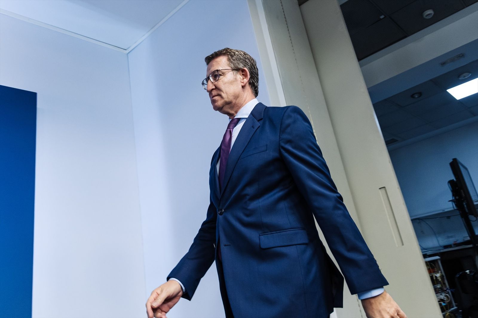 El presidente del PP, Alberto Núñez Feijóo