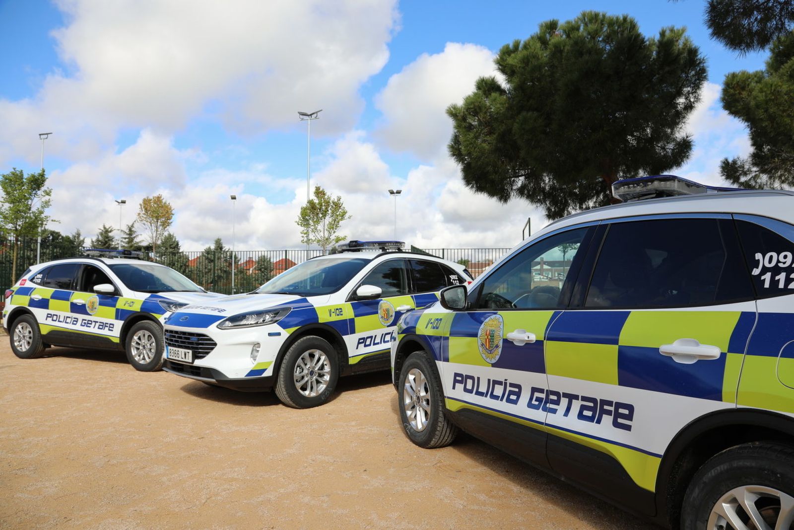 Coches de la Policía Local de Getafe