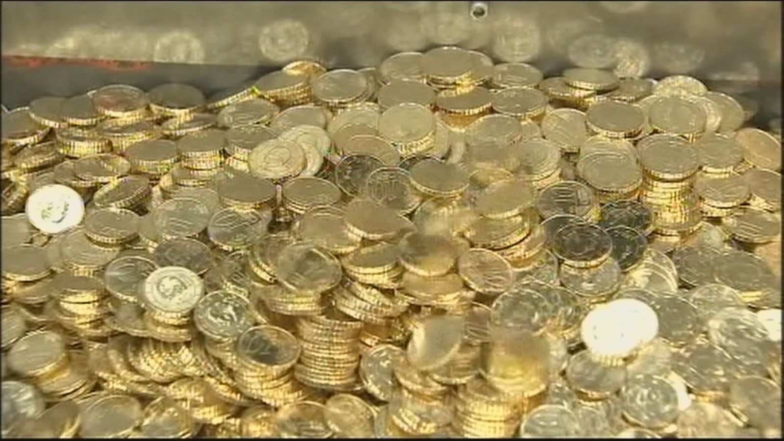 Una montaña de monedas