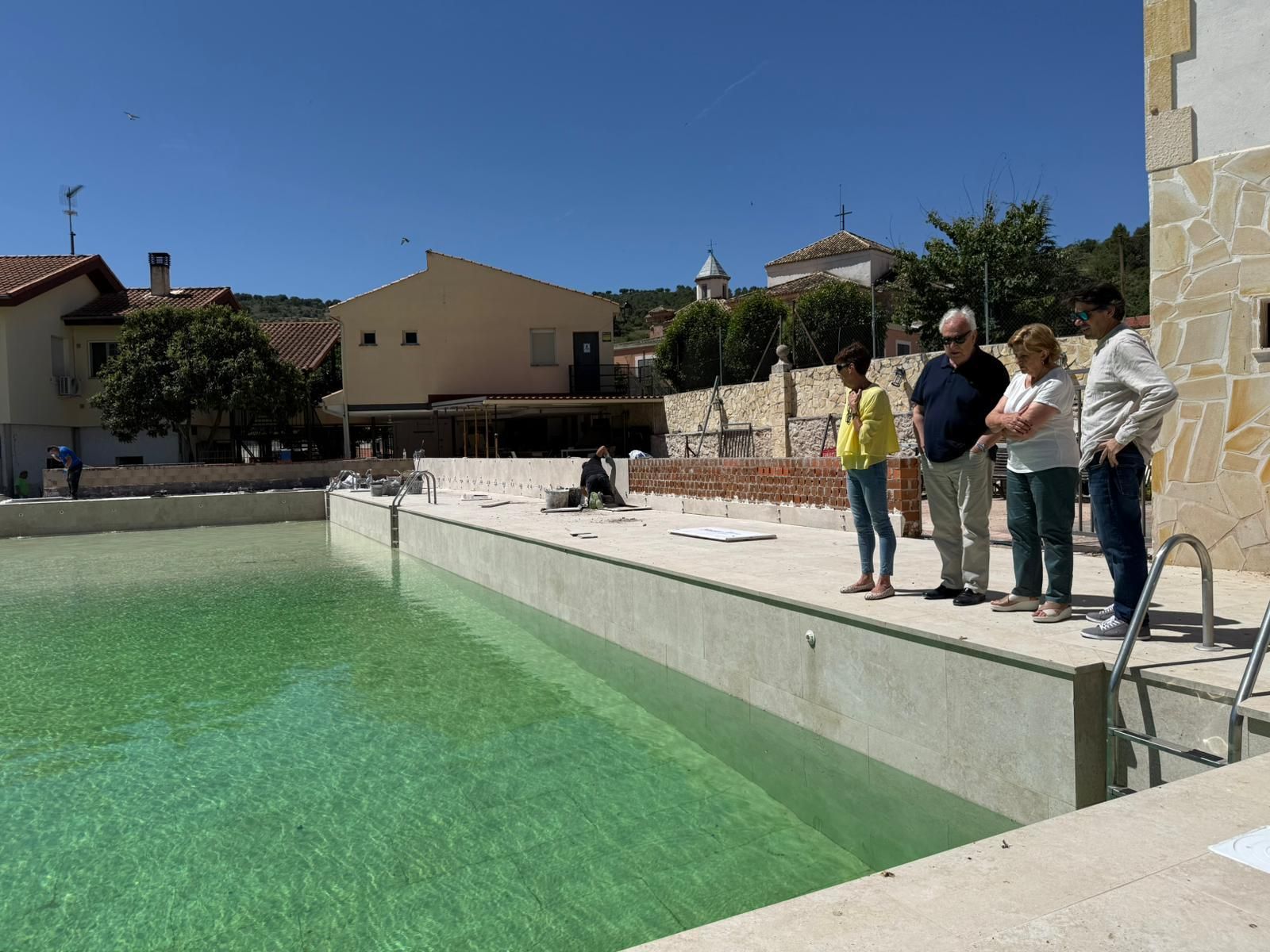 Visita de obra a la piscina municipal de Villar del Olmo