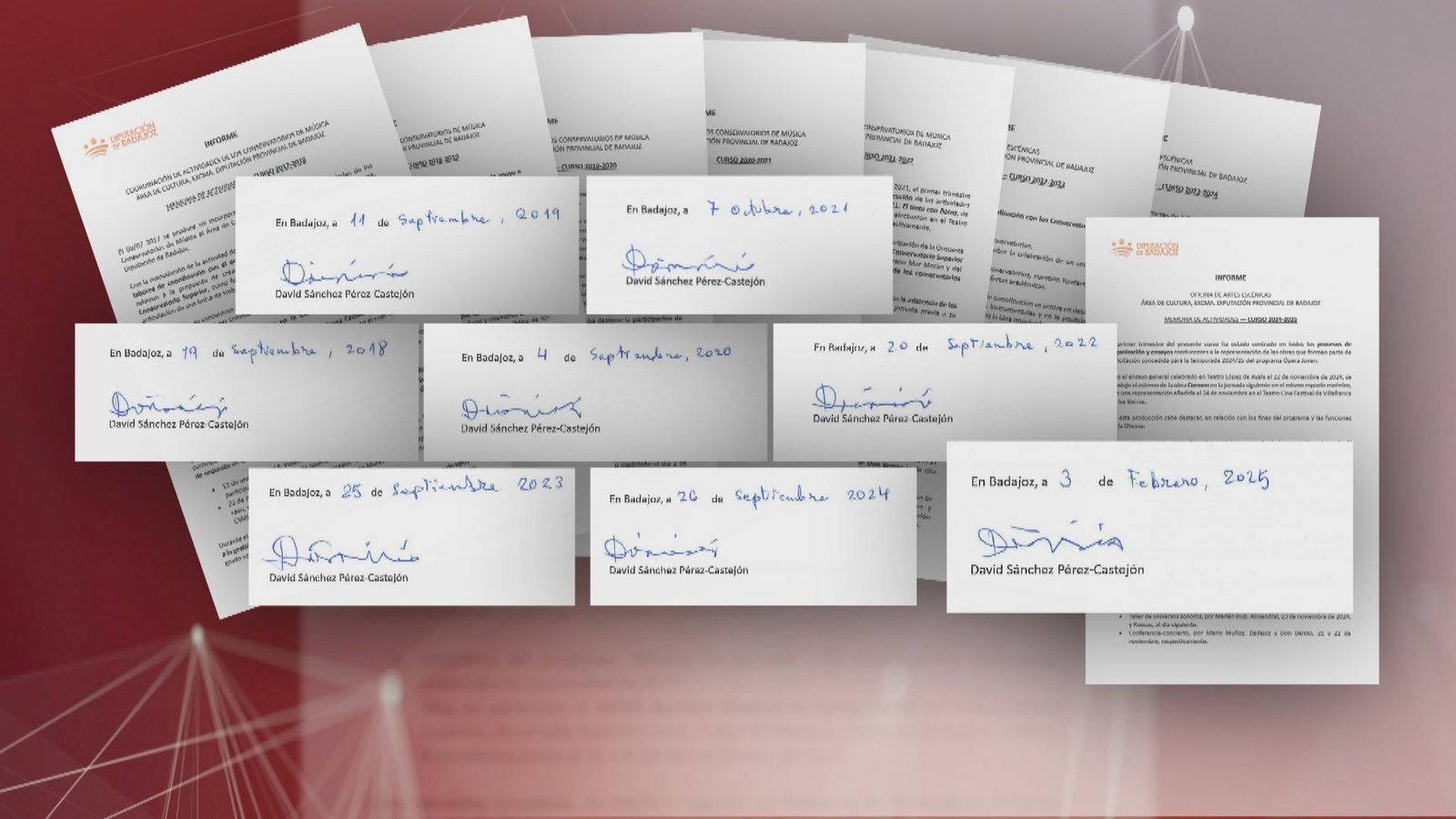 El Juzgado pide aclaraciones de los informes anuales del trabajo de David Sánchez