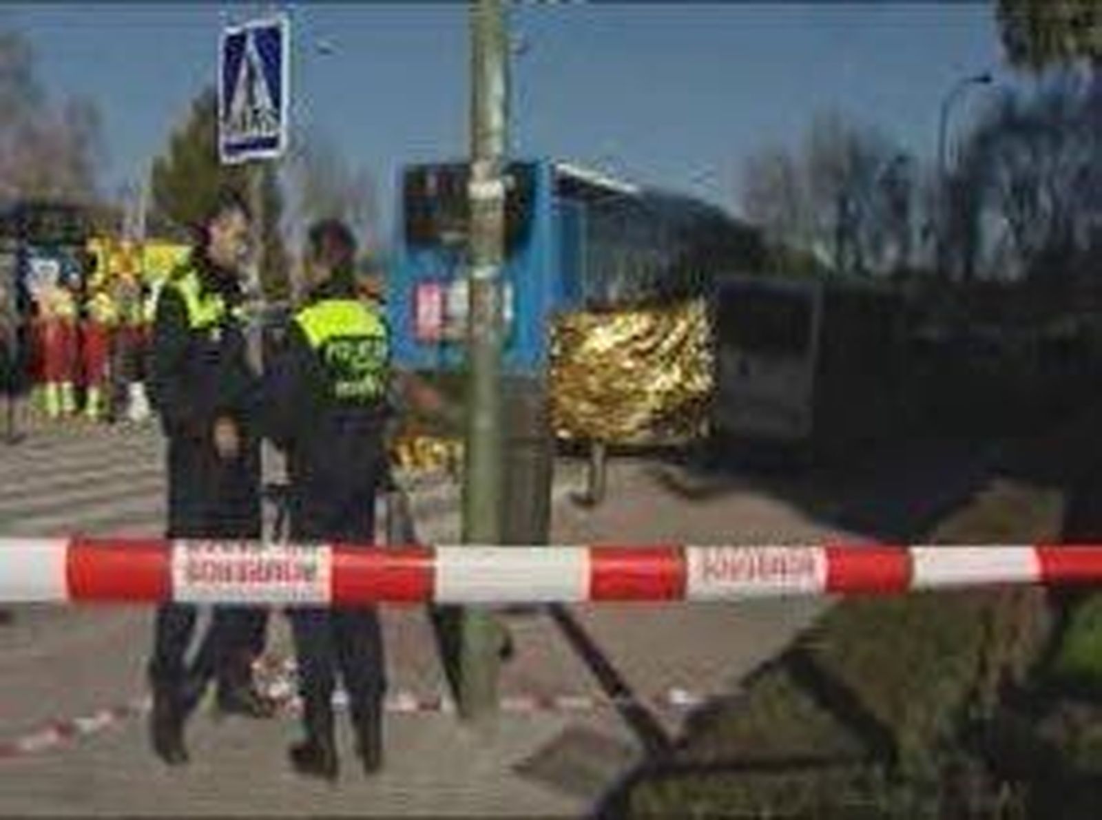 Una niña atropellada por un autobus en Madrid