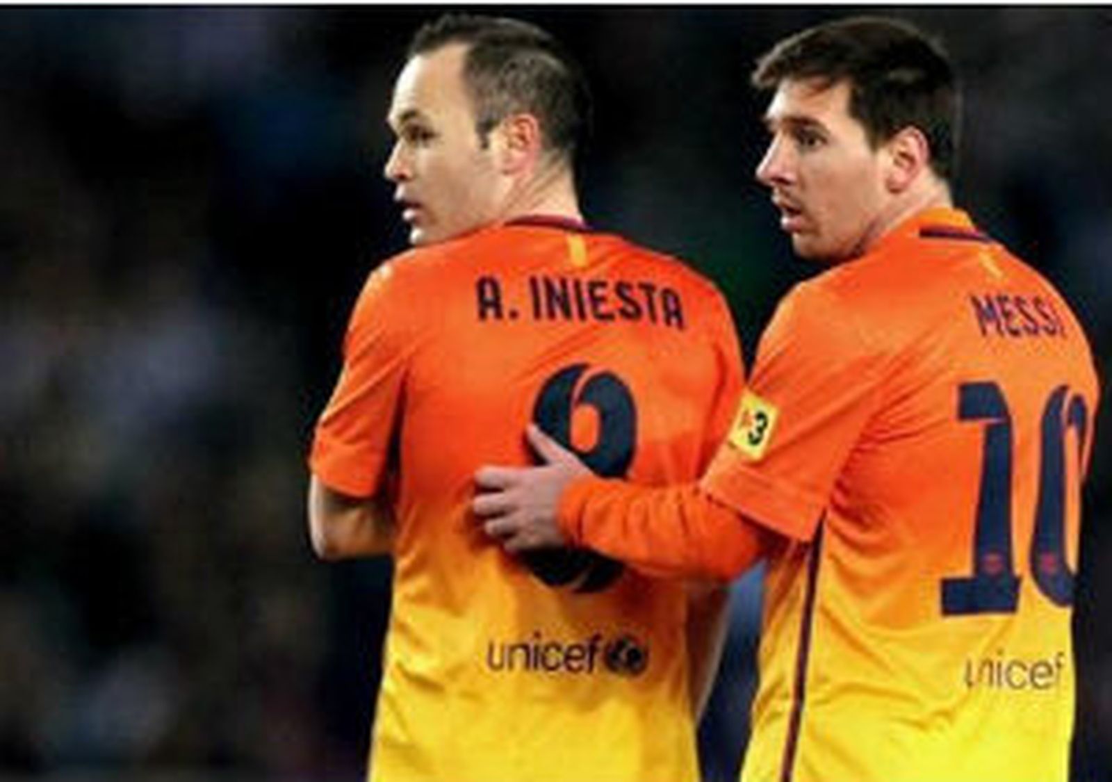 Messi e Iniesta