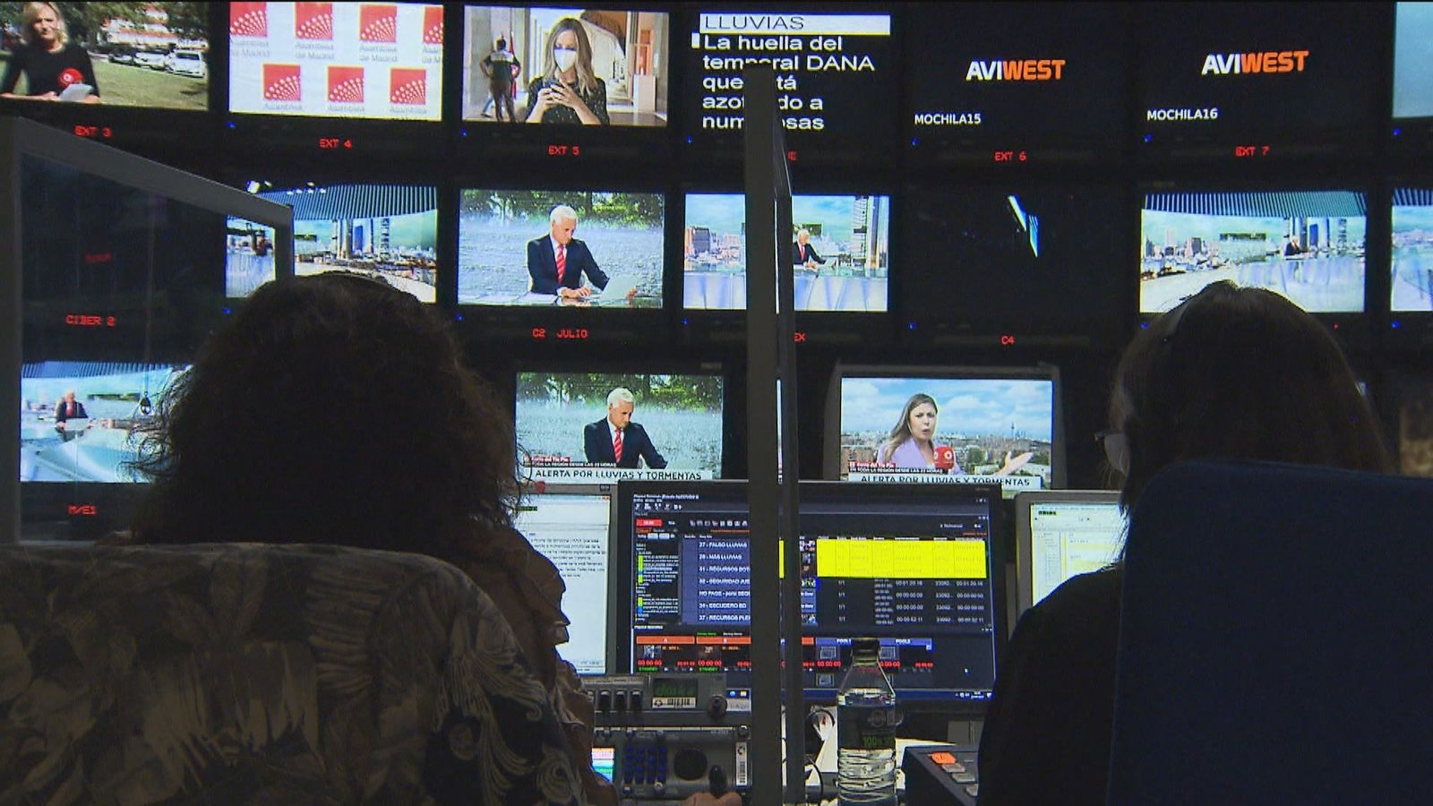 Control de realización de Telemadrid