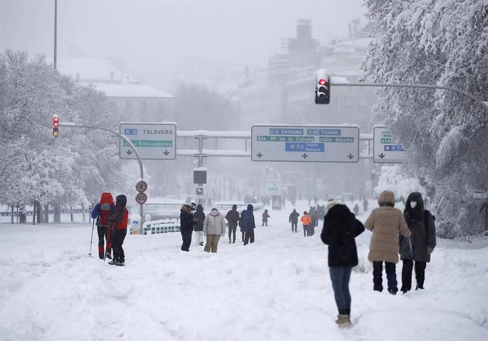 Problemas para acceder a algunos hospitales de Madrid