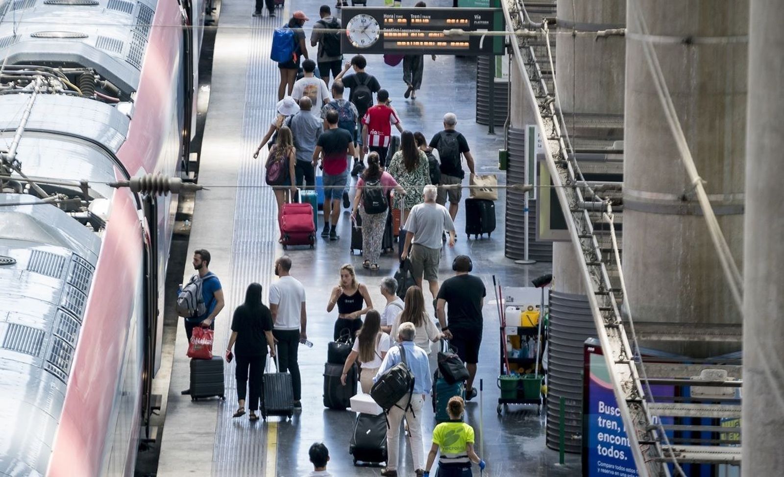 El tráfico ferroviario crece más de un 11% y se disparan los viajes entre Madrid y Levante