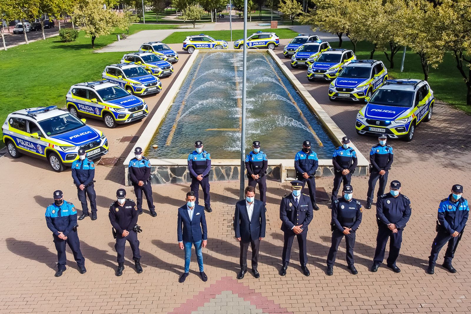 Presentación de los nuevos vehículos de la Policía Local de Torrejón