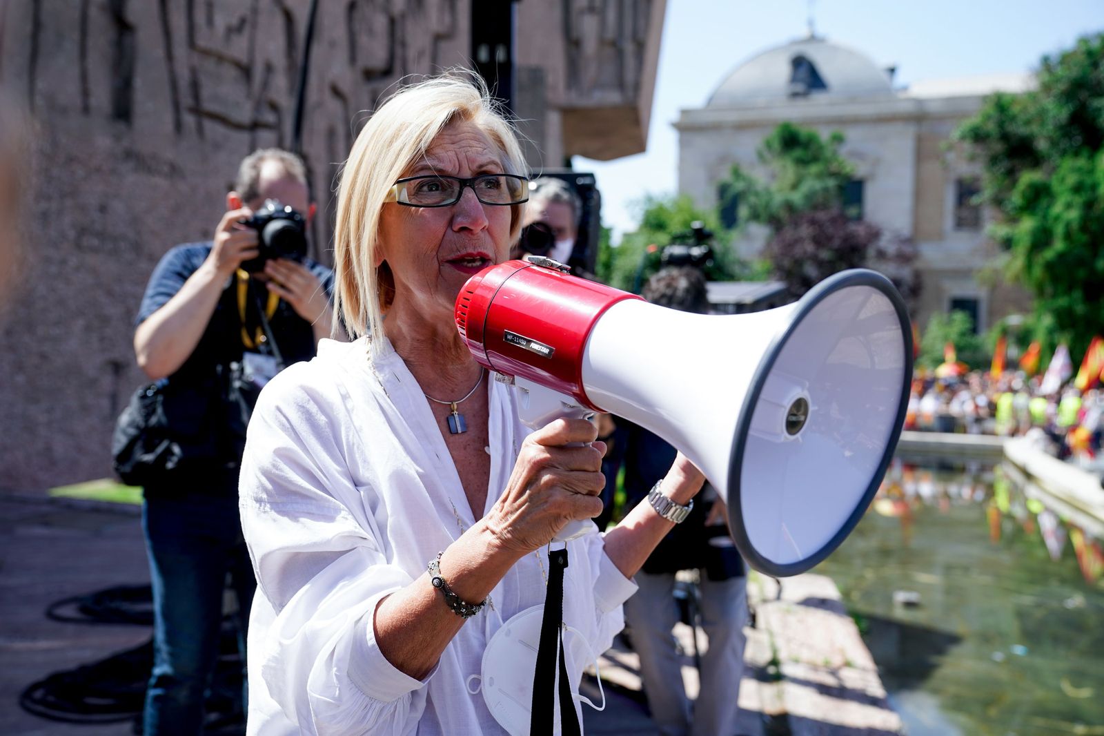 Rosa Díez, contra las reformas de Sánchez: "Nos preocupa que conviertan el Gobierno en un protectorado de delincuentes"