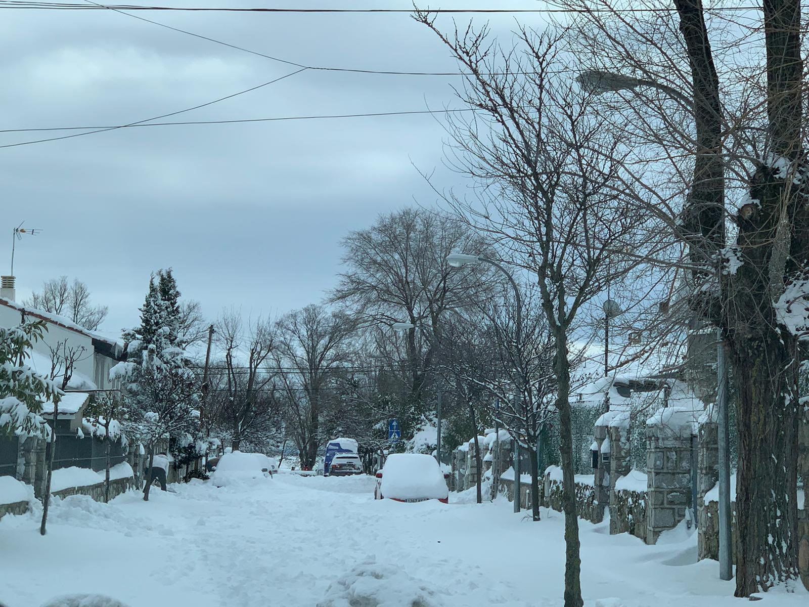 Colmenar Viejo tras la nevada