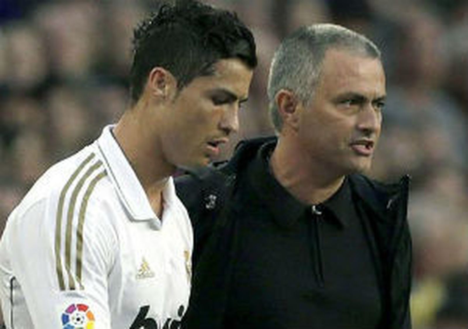 Mourinho y Cristiano Ronaldo