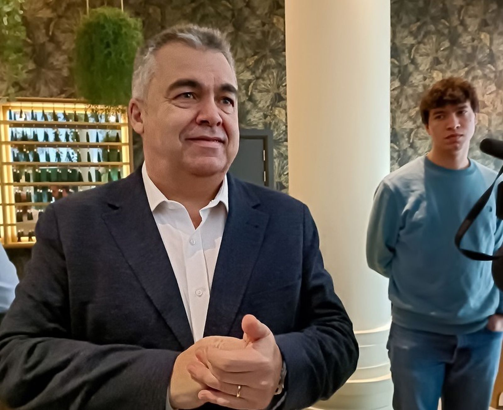 El secretario de Organización del PSOE, Santos Cerdán