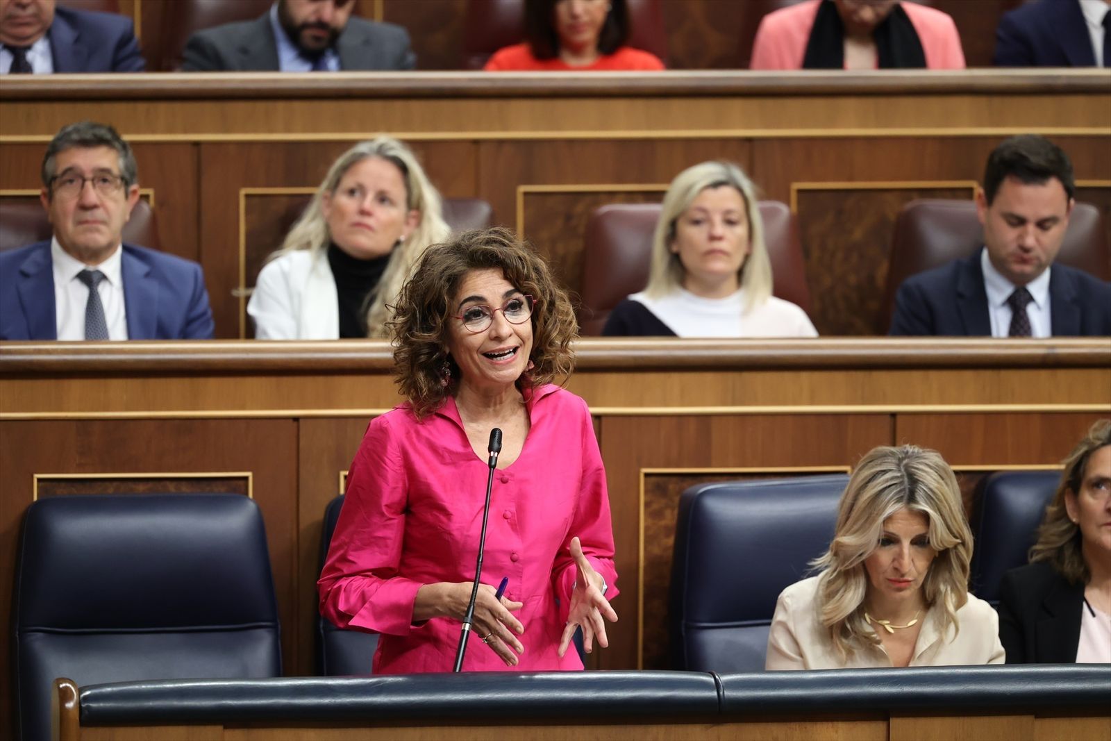 La vicepresidenta primera y ministra de Hacienda, María Jesús Montero