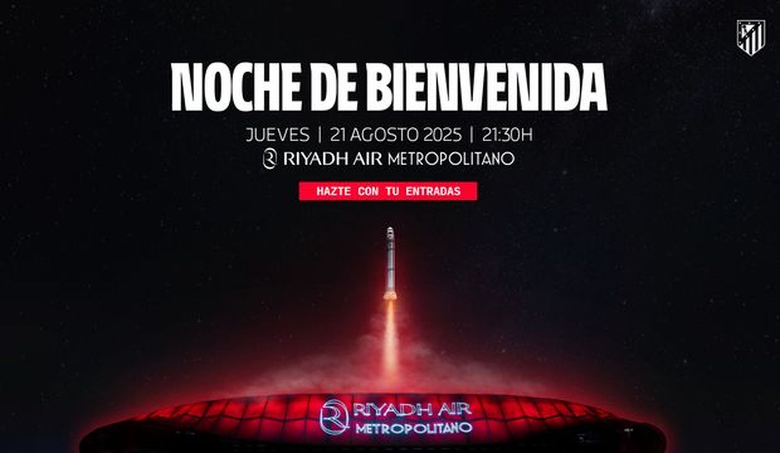 La 'Noche de bienvenida 2025' aterriza en estadio Metropolitano