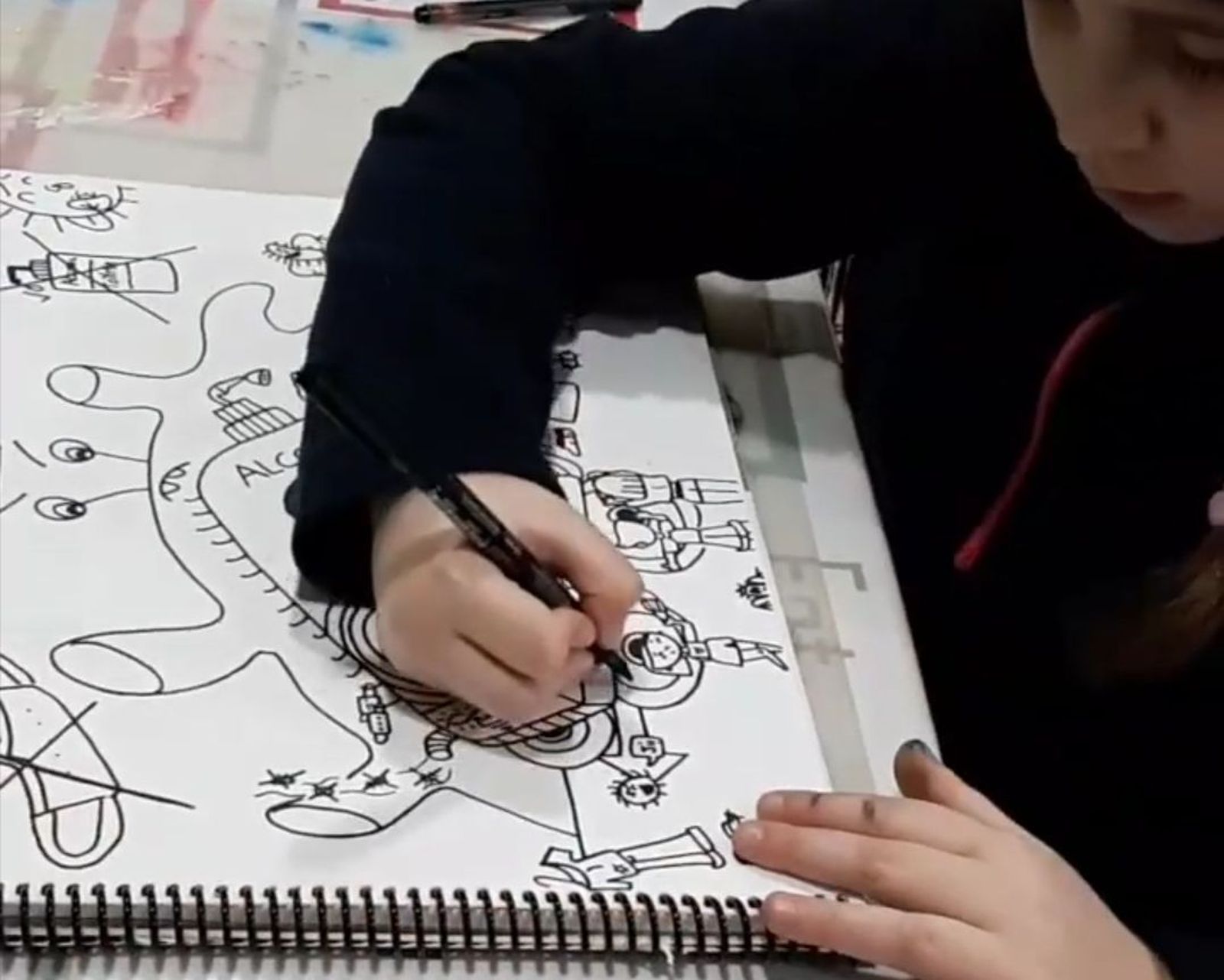 Brenda, una ilustradora madrileña de 9 años