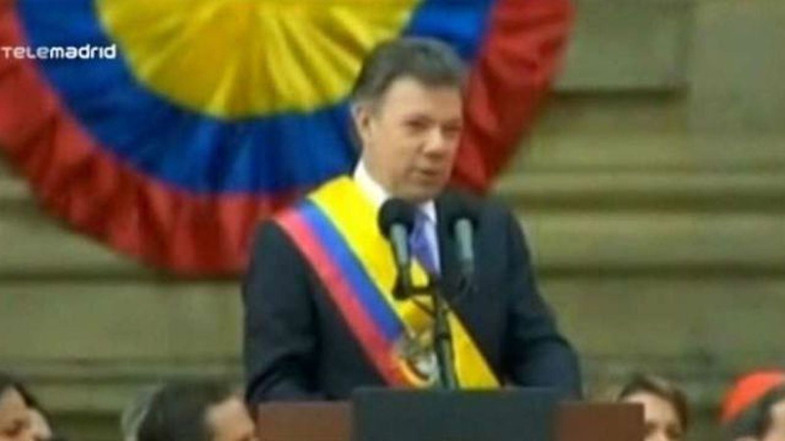 El presidente de Colombia dedica palabras al rey Juan Carlos en su investidura