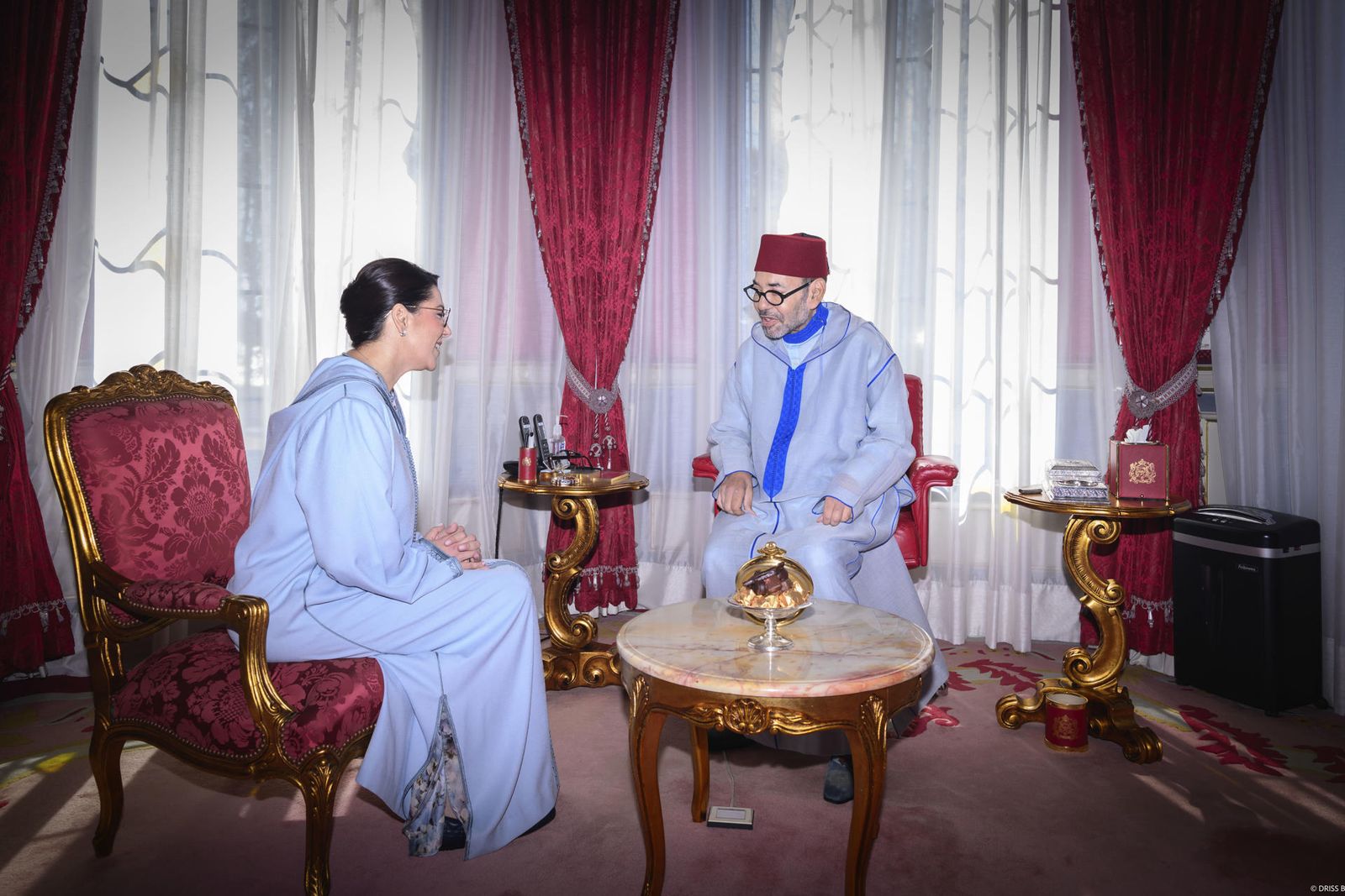 Audiencia del rey Mohamed VI con la nueva presidenta del Gobierno, Fatima Ezzahra El Mansouri
