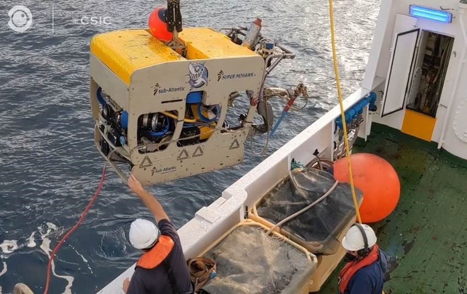 Submarino empleado por el CSIC en la campaña de investigación vulcanológica