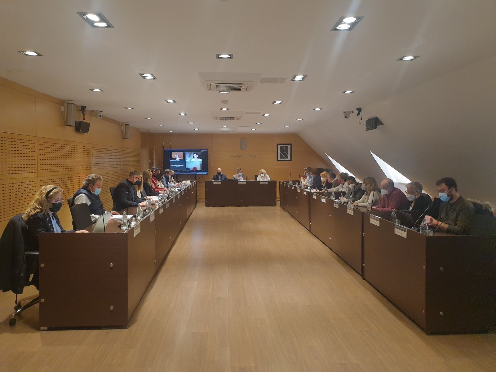 Pleno del Consistorio argandeño