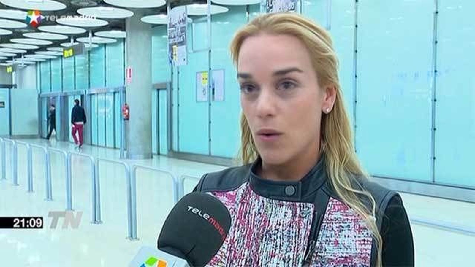 La mujer de Leopoldo López ve "indignas" las palabras de Monedero