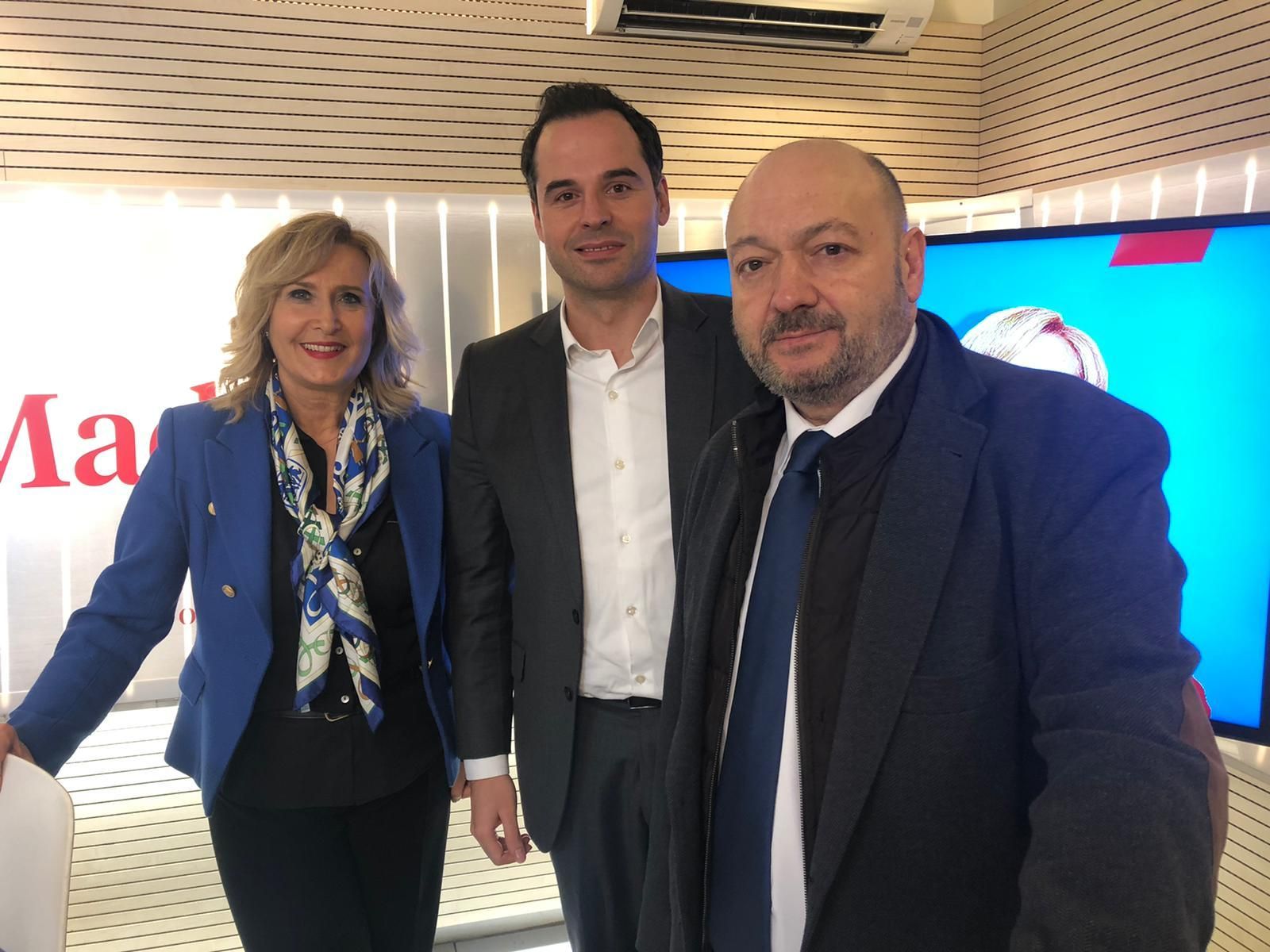 Nieves Herrero, Ignacio Aguado y Constantino Mediavilla