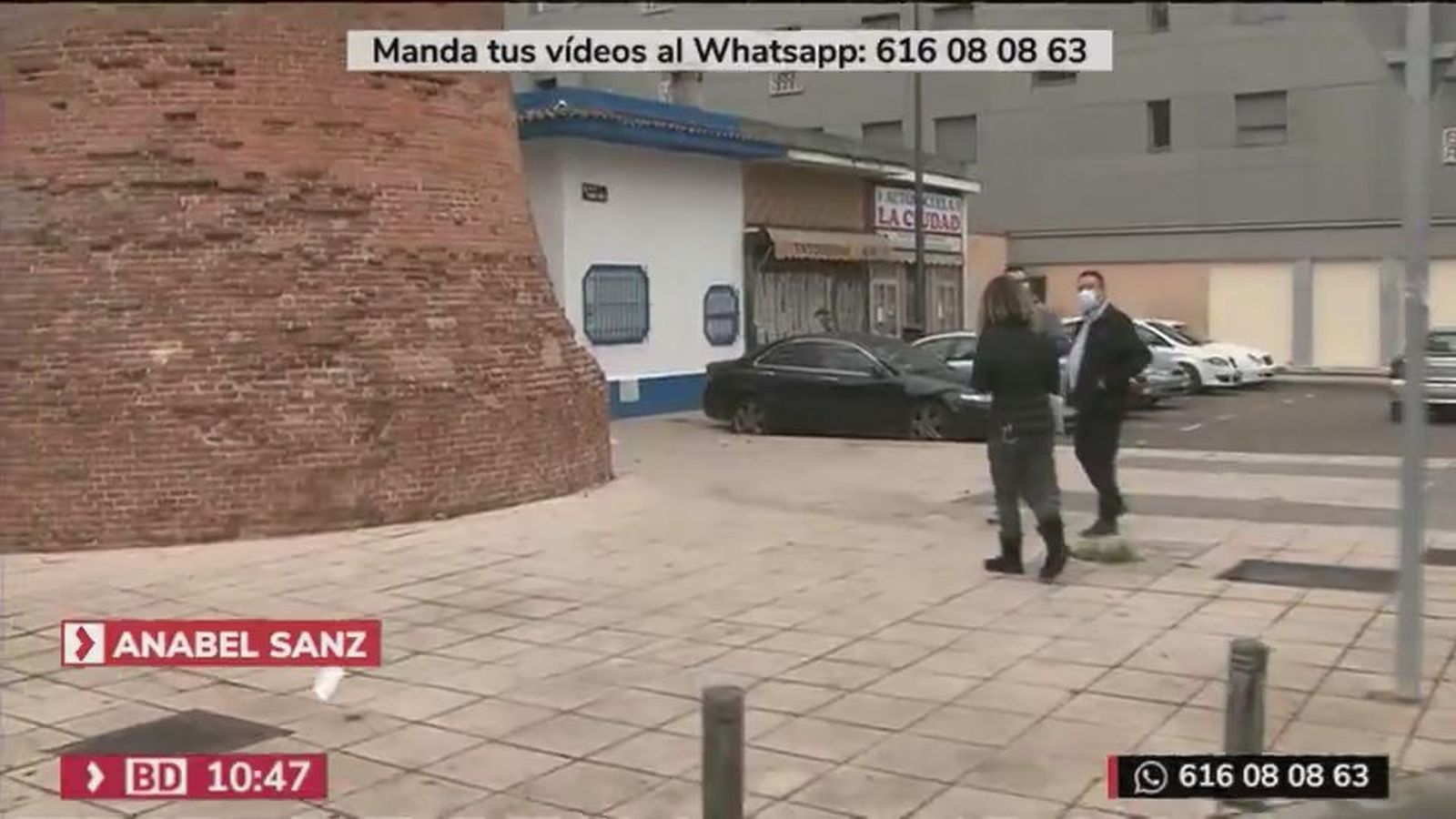 Preocupación vecinal por el estado en que se encuentra la chimenea 'La Piqueta' del barrio de San Fermín
