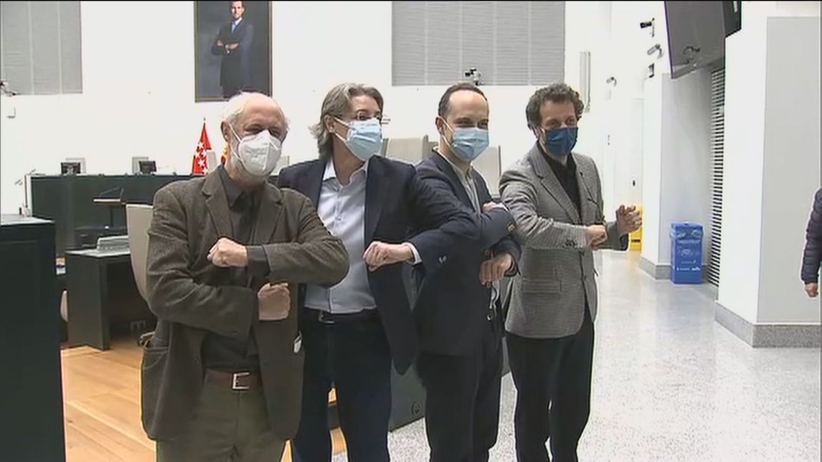 Los cuatro ediles escindidos de Más Madrid en el Ayuntamiento de Madrid