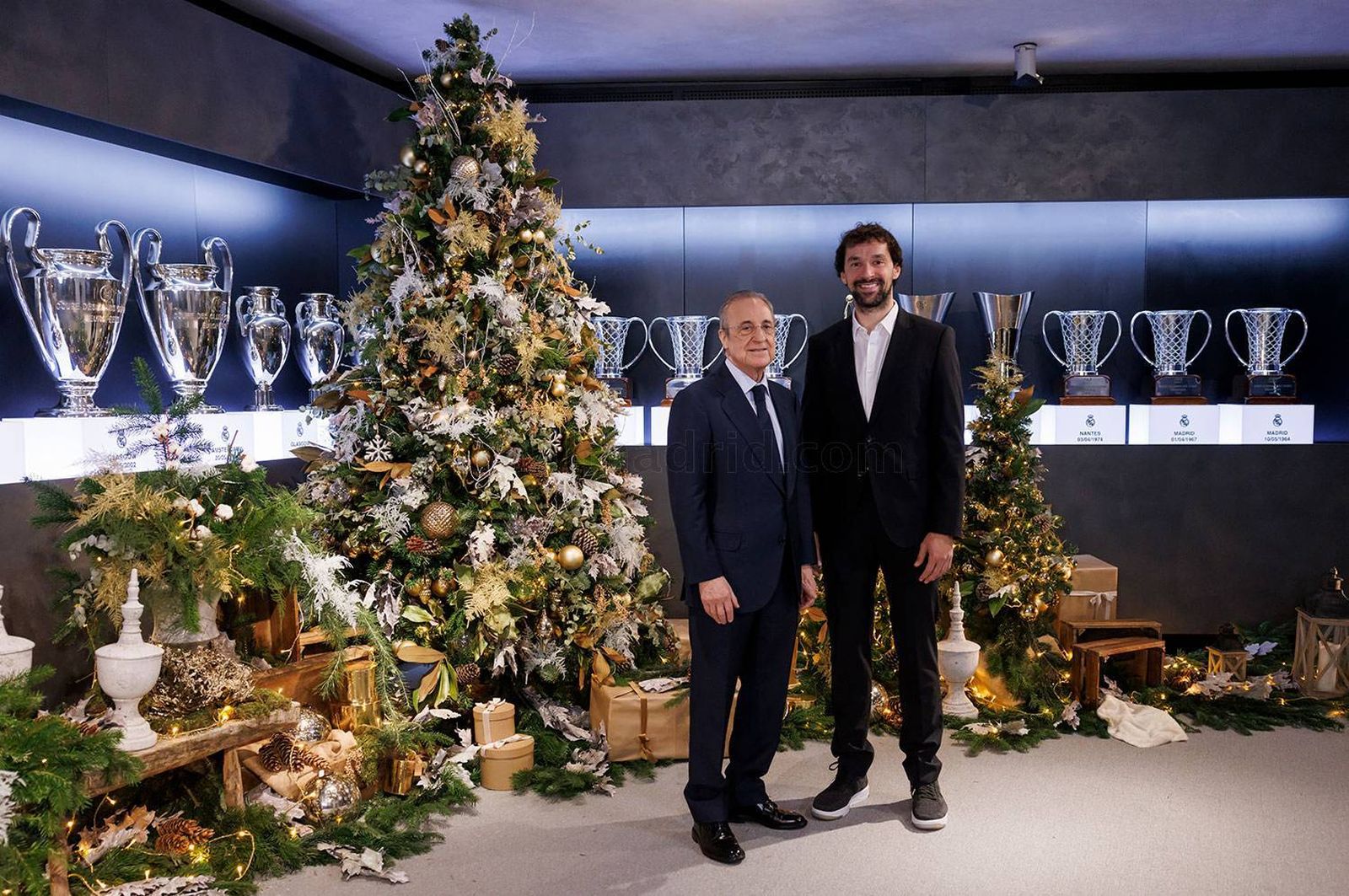 Florentino Pérez y Sergio Llull
