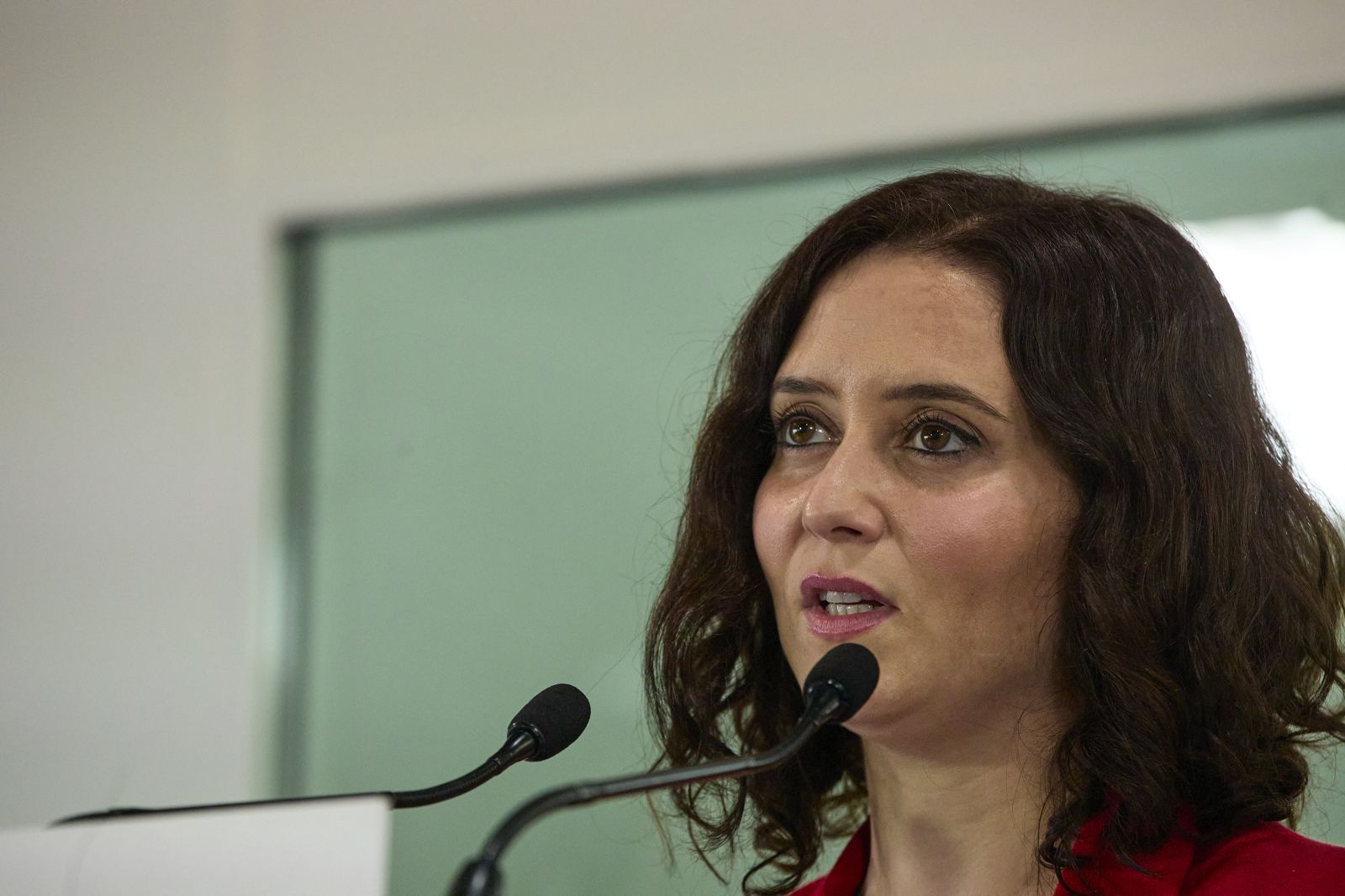 La presidenta regional y candidata del PP a la reelección, Isabel Díaz Ayuso
