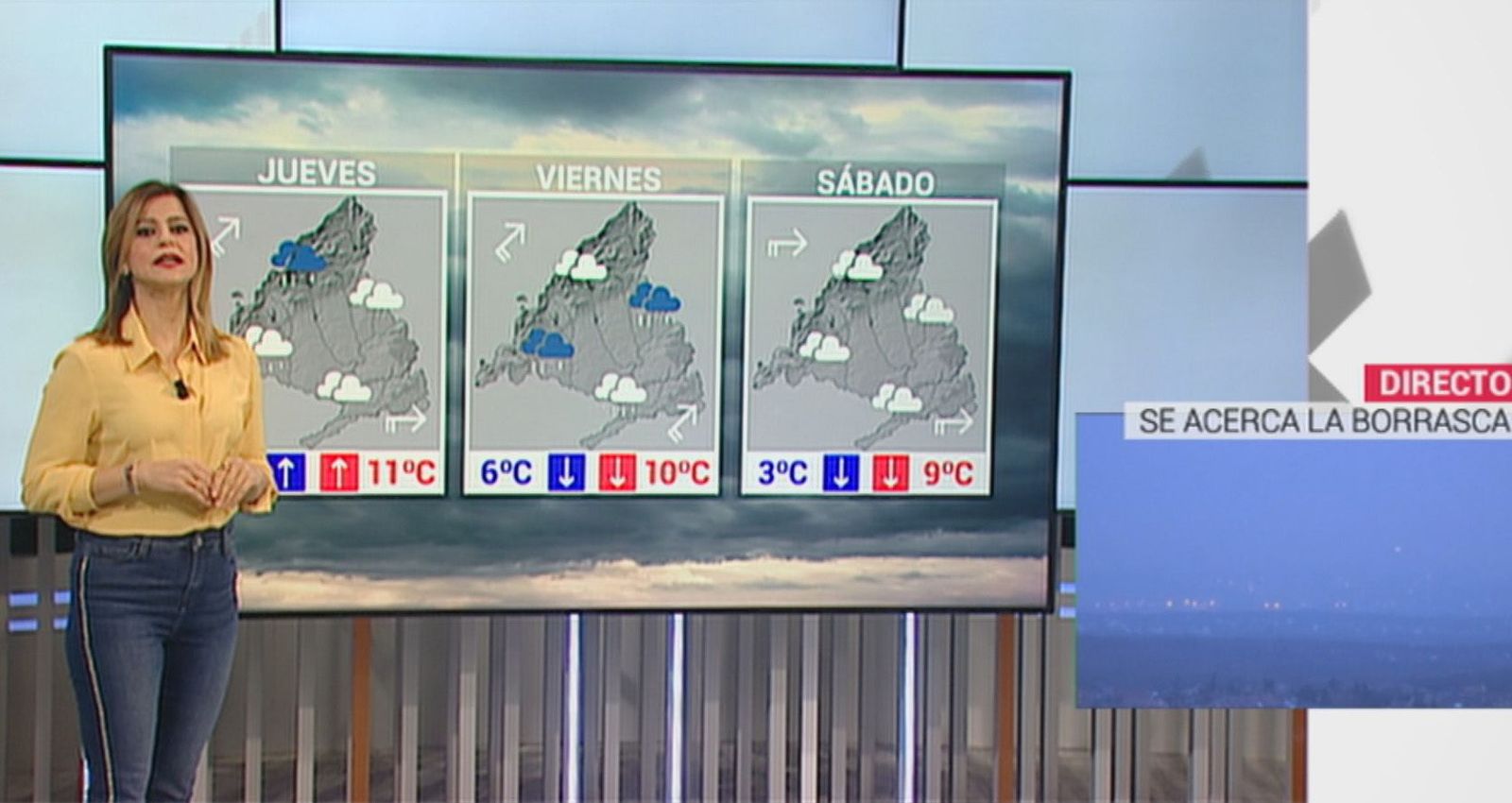 Comienza el deshielo en Madrid con la llegada de lluvias y fuertes vientos