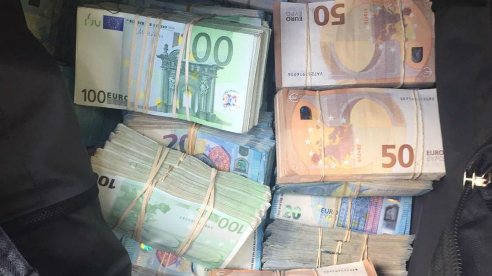 Dinero incautado