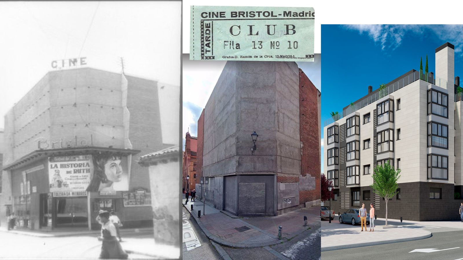 Transformación del cine Bristol, Madrid